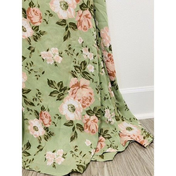 Reformation Amaryllis Dress Maxi Floral Dress Beach Dress Vacation Wear Size 4 - Picture 7 of 13